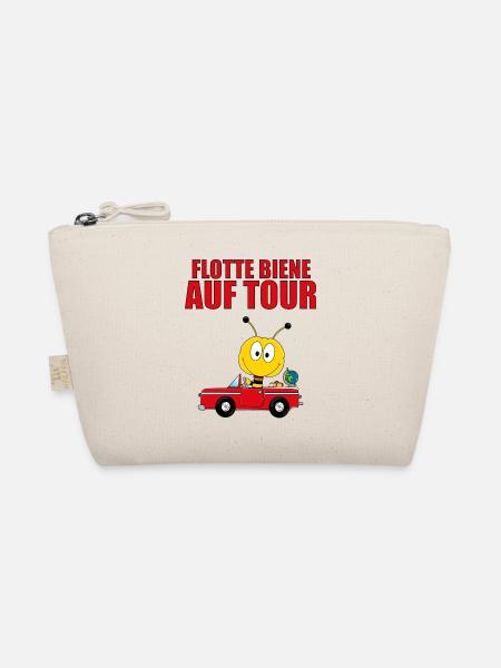 FLOTTE BIENE AUF TOUR - AUTO - REISE - URLAUB - Bio-Täschchen - Natur - Vorne