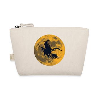 Hexendesign, Silhouetten, Monde, halloween Outfit - Bio-Täschchen - Natur - Vorne