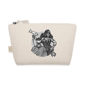 Hairdresser, Hairdresser, Hairdresser, Hairdresser, Skull - Organic Pouch - nature - Front