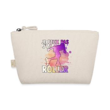 je peux pas j'ai roller idée cadeau roller drôles - Trousse biologique - nature - Devant