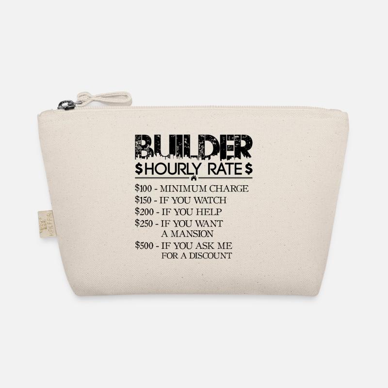 Builder Hourly Rate - black - Hausbauer Bio-Täschchen