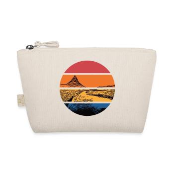 Fluss im Sonnenuntergang mit Berg - Bio-Täschchen - Natur - Vorne