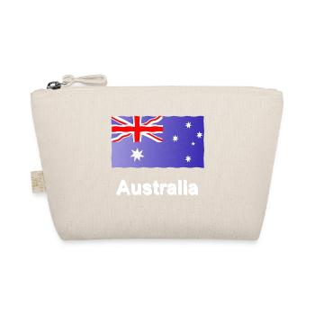 geschenke Australier, Flagge Australien, Australi - Bio-Täschchen - Natur - Vorne