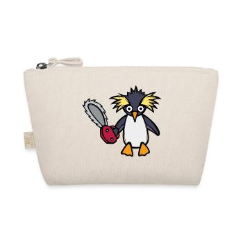 Antarctica Cool Penguin Bird Animal - Organic Pouch - nature - Front