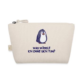 Tier Humorvoll Pinguin Statement Arktis Vogel - Bio-Täschchen - Natur - Vorne