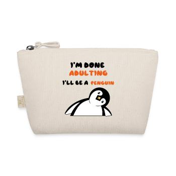 Sweet Penguin Déclaration Zoo Animal Bird - Trousse biologique - nature - Devant