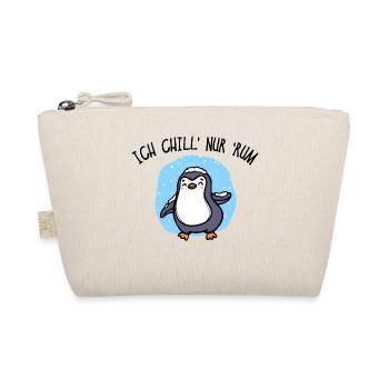 Kälte Pinguin Vogel Tier Eis Schnee Statement - Bio-Täschchen - Natur - Vorne