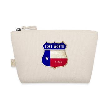 Design du drapeau texan de Fort Worth - Trousse biologique - nature - Devant
