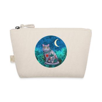 Chat de nuit chat et lune - Trousse biologique - nature - Devant