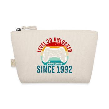 Level 30 Unlocked Retro Controller Tee - Organic Pouch - nature - Front