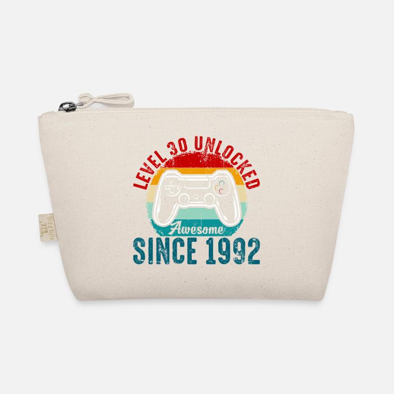 Level 30 Entsperrtes Retro-Controller-Tee Bio-Täschchen