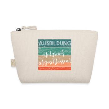 Ausbildung erfolgreich abgeschlossen Lehre retro - Bio-Täschchen - Natur - Vorne