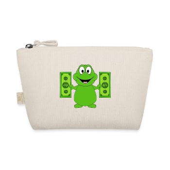 FROSCH - KRÖTE - KRÖTEN - GELD - MONEY - TIERISCH - Bio-Täschchen - Natur - Vorne
