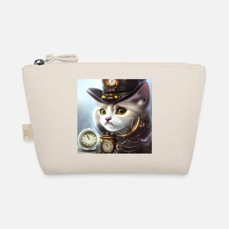Chaton steampunk mignon Trousse biologique