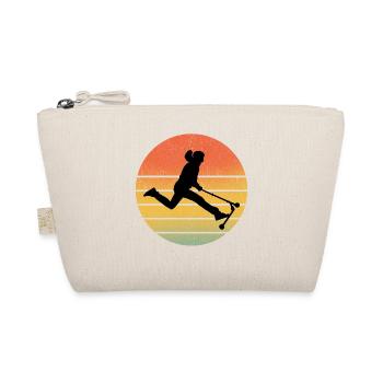 Stunt Scooter Freestyle Scootering Riding Vintage - Organic Pouch - nature - Front