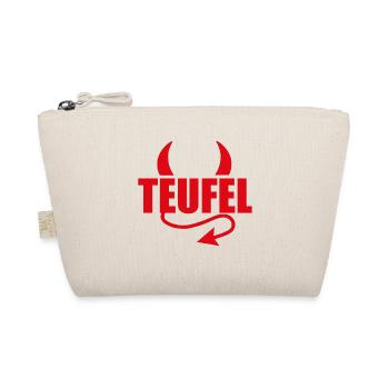 TEUFEL - HÖLLE - TEUFLISCH - TEUFELCHEN - Bio-Täschchen - Natur - Vorne