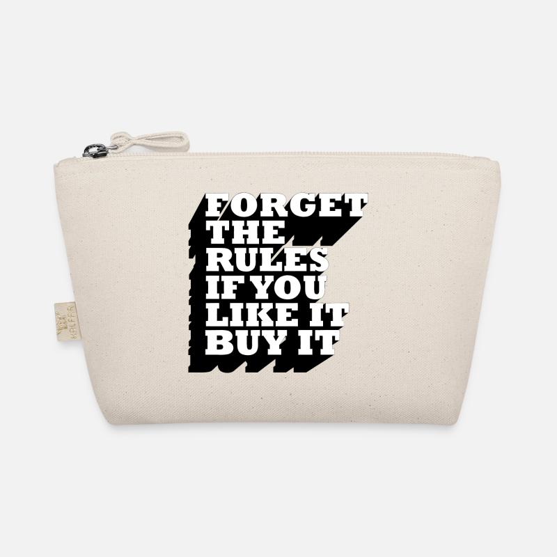 forget the rules noir et blanc - Trousse biologique - nature