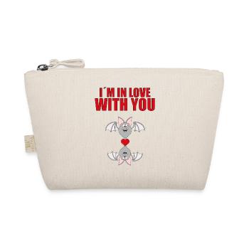 FLEDERMÄUSE - BATS - I´M IN LOVE WITH YOU - Bio-Täschchen - Natur - Vorne