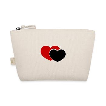 Couleur rouge et noir du cœur - Trousse biologique - nature - Devant