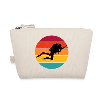 Divers Men Diving Free Dive Women - Organic Pouch - nature - Front