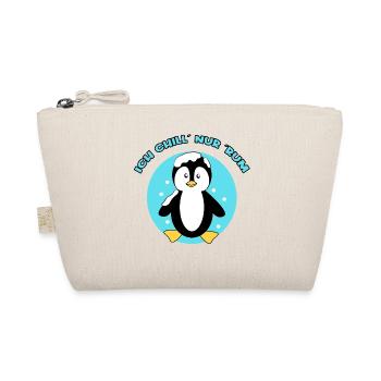 Süß Pinguin Seevogel Arktis Tier Schnee Vogel Eis - Bio-Täschchen - Natur - Vorne