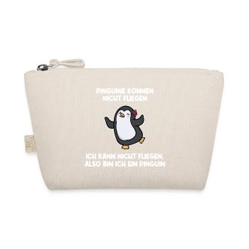 Antarktis Tier Humorvoll Pinguin Statement Zoo - Bio-Täschchen - Natur - Vorne