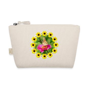 Papillon Tournesol Marguerites Fleur florale - Trousse biologique - nature - Devant
