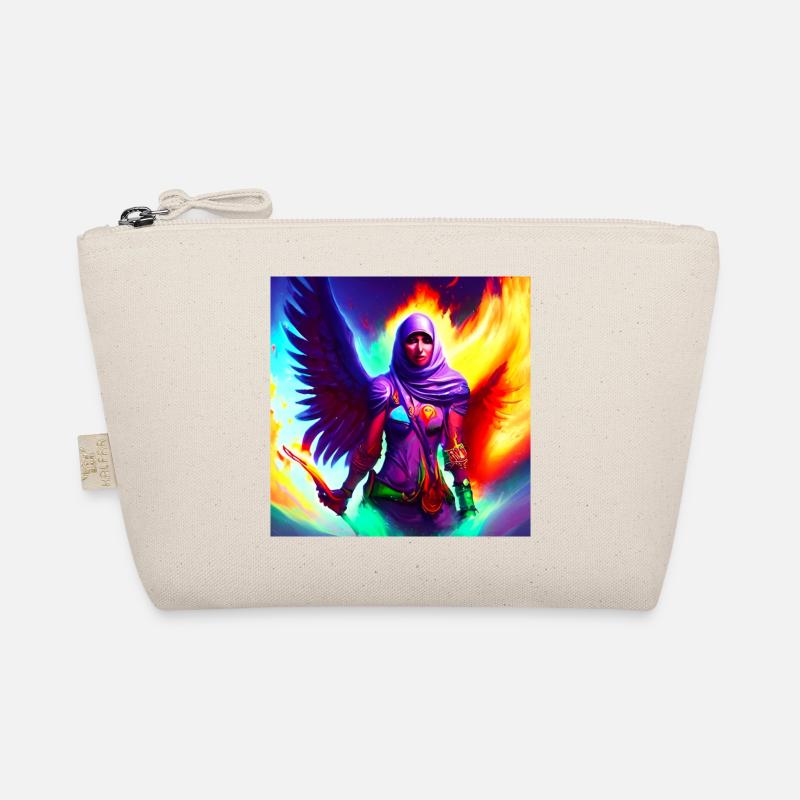 Fille musulmane avec des ailes d’ange Art Trousse biologique