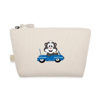 STINKTIER - AUTO - TIER - KIND - BABY - Bio-Täschchen - Natur - Vorne