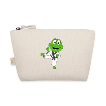 FROSCH - KARATE - SELBSTVERTEIDIGUNG - KAMPFSPORT - Bio-Täschchen - Natur - Vorne