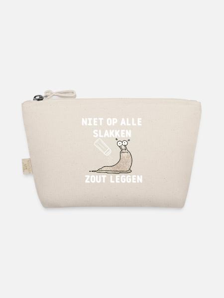 Niet op alle slakken zout leggen spreekwoord - Bio-Täschchen - Natur