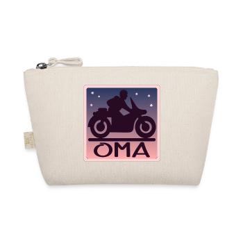 MOTORRAD OMA - GROßMAMA - Bio-Täschchen - Natur - Vorne