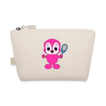 EULE - TENNIS - SPORT - TIER - KIND - BABY - Bio-Täschchen - Natur - Vorne