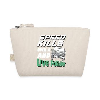 Speed Kills own a defender and live forever - Bio-Täschchen - Natur - Vorne
