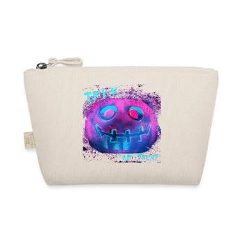 Neon Pumpkin Trick Or Treat - Organic Pouch - nature - Front