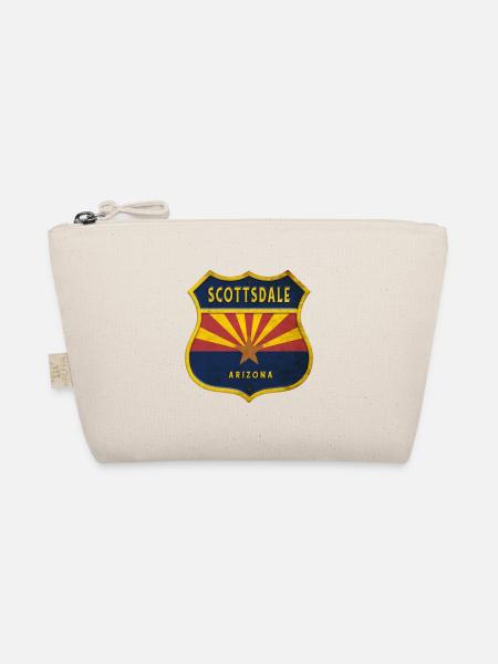 Scottsdale Arizona Flaggen Wappen Design - Bio-Täschchen - Natur
