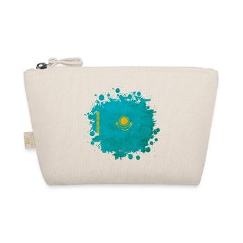 Drapeau vintage du Kazakhstan - Trousse biologique - nature - Devant