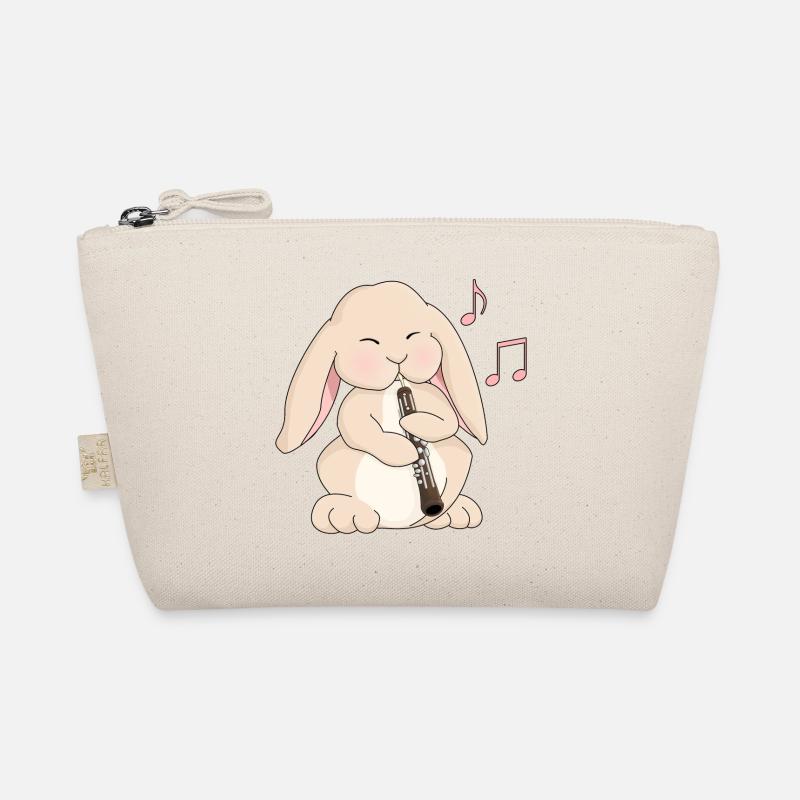 Lapin Kawaii Oboe mignon Trousse biologique