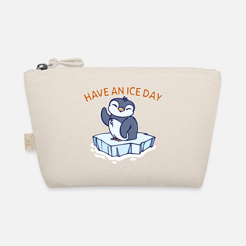Antarctica Ice Cold Penguin Statement Seabird Organic Pouch