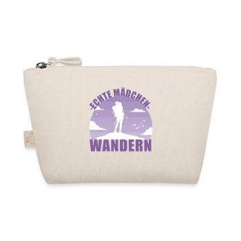 Wandern Mädchen Hobby Wanderung Berge Geschenk - Bio-Täschchen - Natur - Vorne