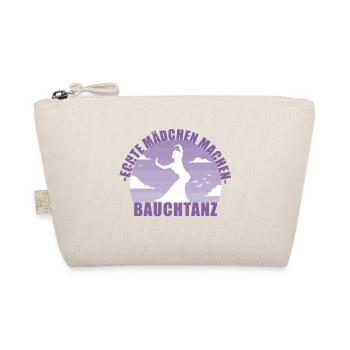 Bauchtänzerin . Echte Mädchen machen Bauchtanz - Bio-Täschchen - Natur - Vorne
