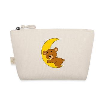 TEDDY - BÄR - TEDDYBÄR - MOND - KIND - BABY - Bio-Täschchen - Natur - Vorne