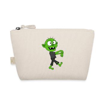ZOMBIE - HALLOWEEN - KIND - BABY - FUN - Bio-Täschchen - Natur - Vorne