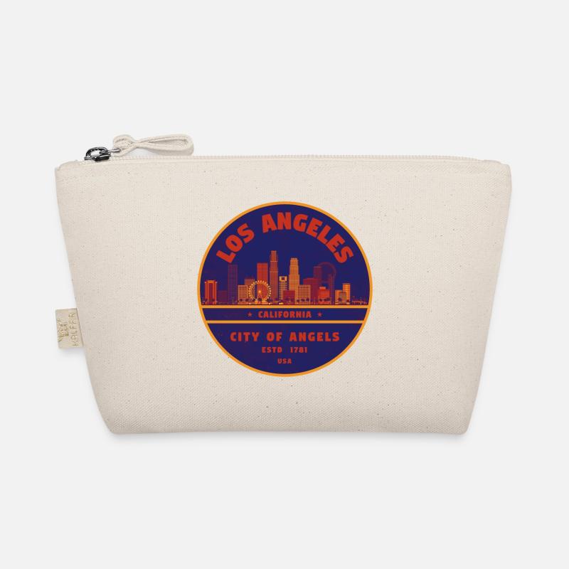 Stadtportrait Los Angeles Skyline - Bio-Täschchen - Natur
