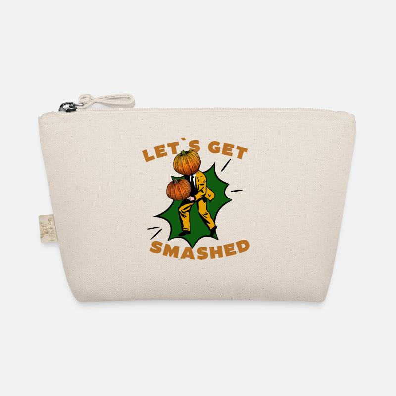 Let's Get Smashed Vintage Pumpkin - Organic Pouch - nature