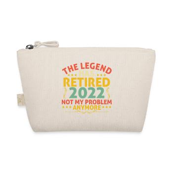 Retired 2022 Not My Problem Anymore - Vintage - Organic Pouch - nature - Front