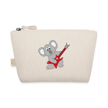 GITARRE - MUSIK - KOALA - TIER - KIND - BABY - Bio-Täschchen - Natur - Vorne