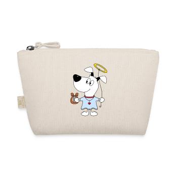 HUND - ENGEL - HIMMEL - TIER - KIND - BABY - Bio-Täschchen - Natur - Vorne