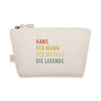 Hans Hansi Vorname Der Mann Der Mythos Die Legende - Bio-Täschchen - Natur - Vorne