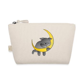 Monde, Katzen design, schlafend - Bio-Täschchen - Natur - Vorne